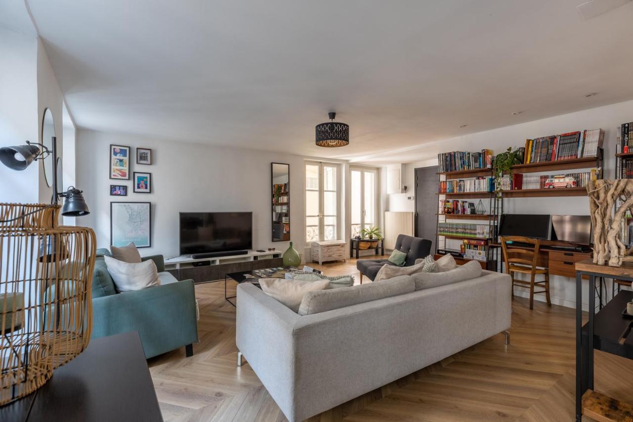 Apartamento 90M2 Renove - Terrasse En Plein Coeur De Marsella Exterior foto