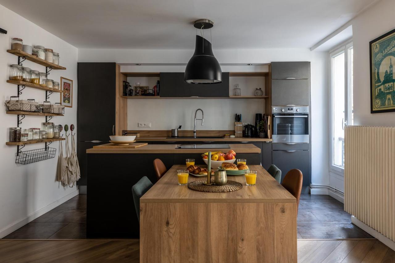 Apartamento 90M2 Renove - Terrasse En Plein Coeur De Marsella Exterior foto